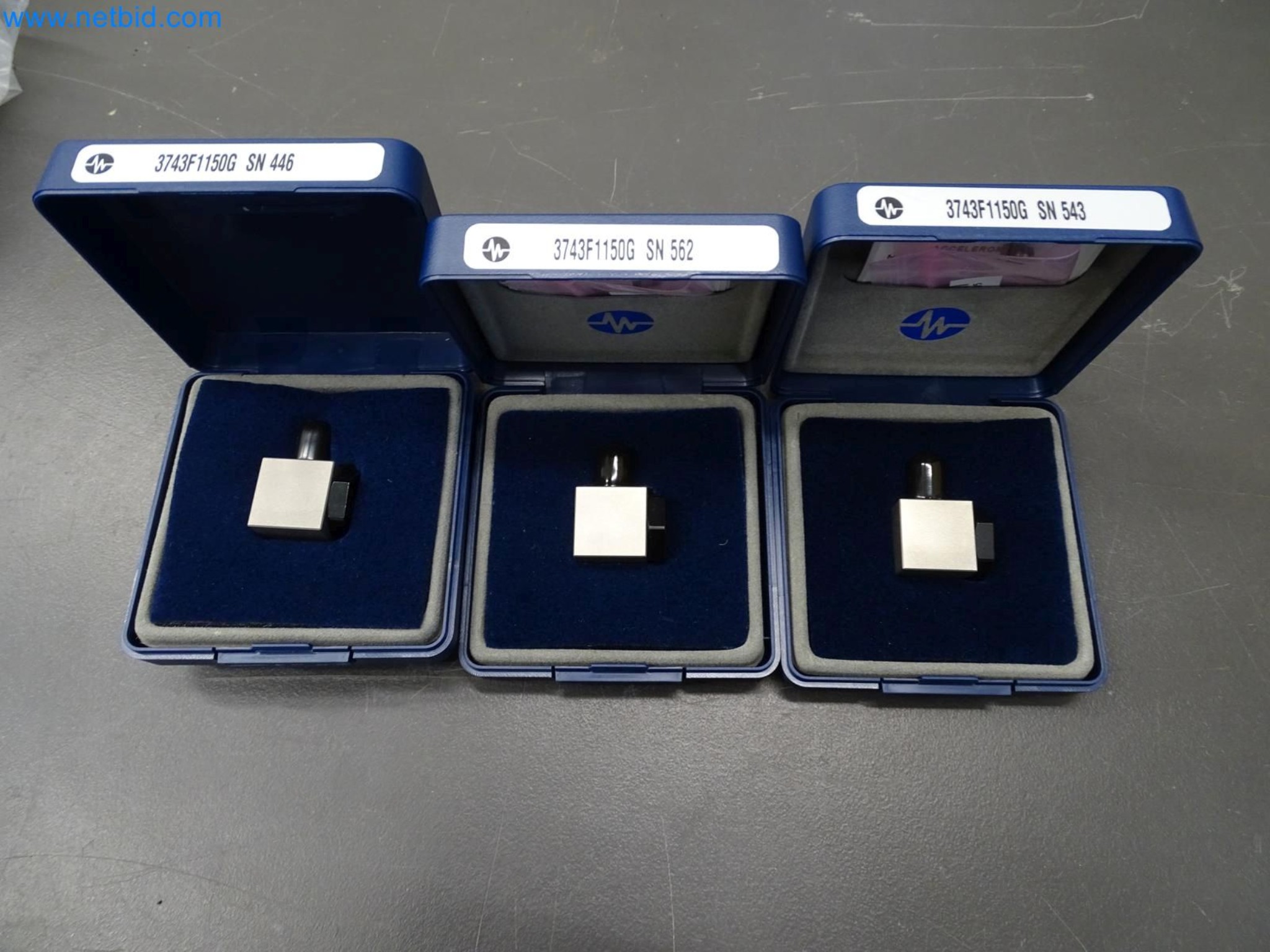 3 Triaxial Accelerometer PCB Piezotronics 3743F1150G